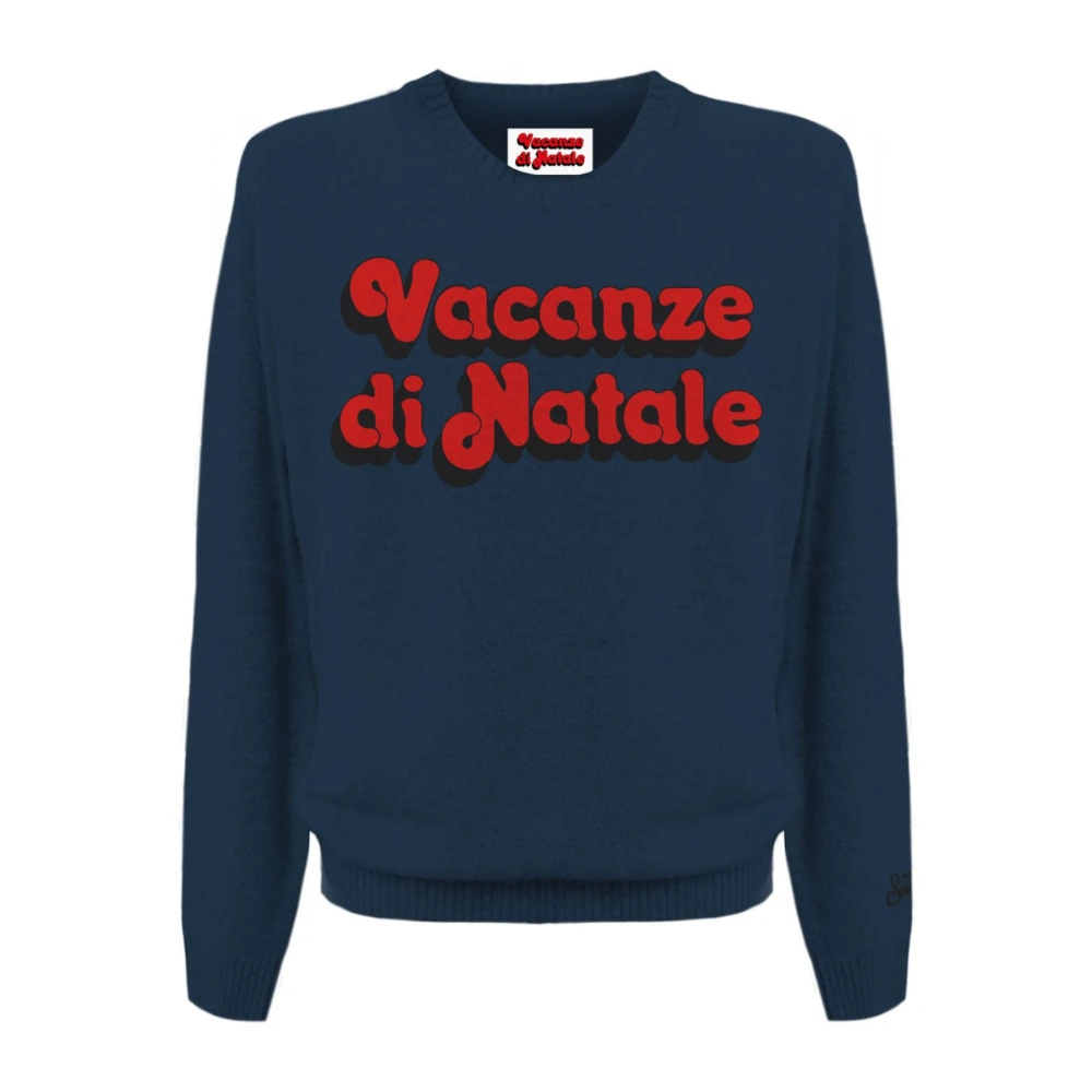 Mc2 Saint Barth Men's Blue Heron Sweatshirt - Round-Neck Knitwear - Xl - Knitwear