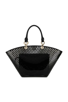 Cut Out Patent Leather Medium Panier