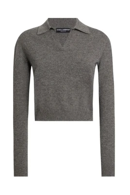 Cashmere Polo Pullover