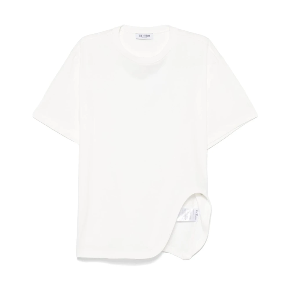 The Attico Women's White T-Shirts, S, Oversized T-Shirt