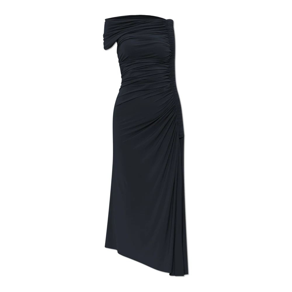 Alaïa Jurk met drapering Blue Dames