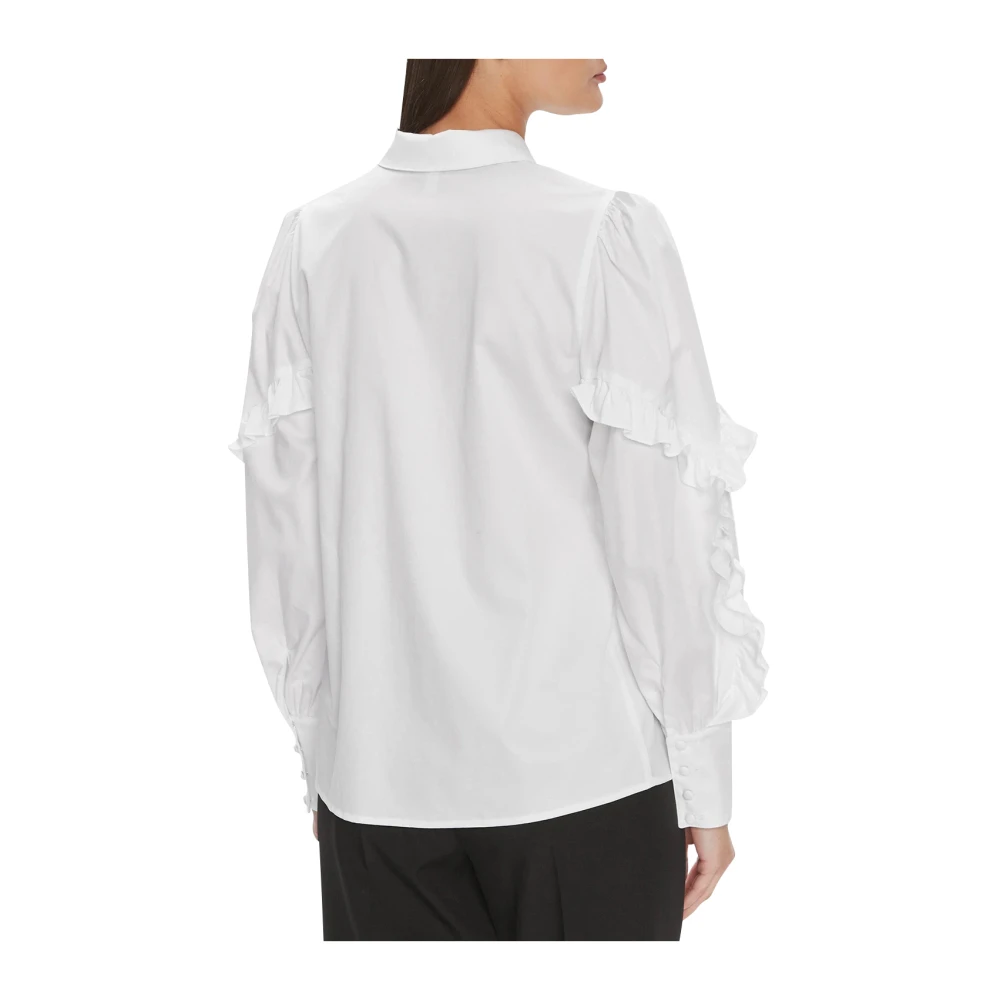 Guess Ruffle Shirt Sophia White Dames