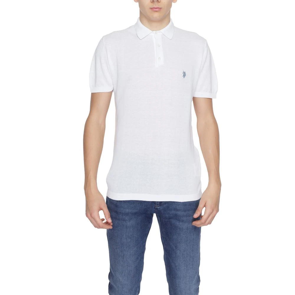 U.s. Polo Assn. Homme Blanc - Tops > Polo Shirts