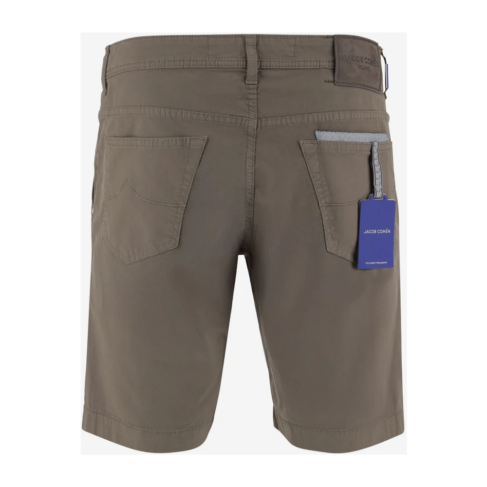 Jacob Cohën Stijlvolle Casual Shorts voor Mannen Brown Heren