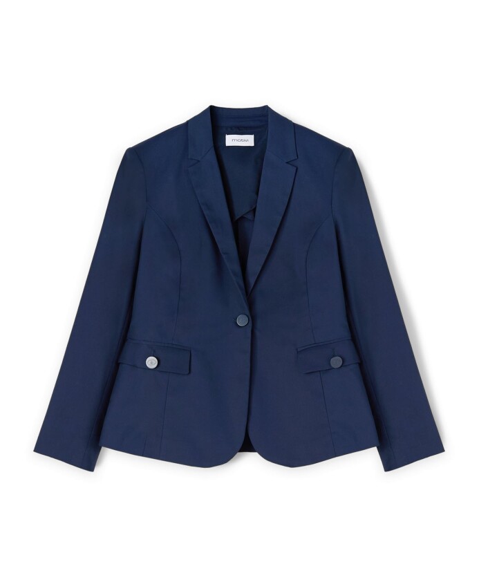 blazer-a-simple-boutonnage-en-coton-technique