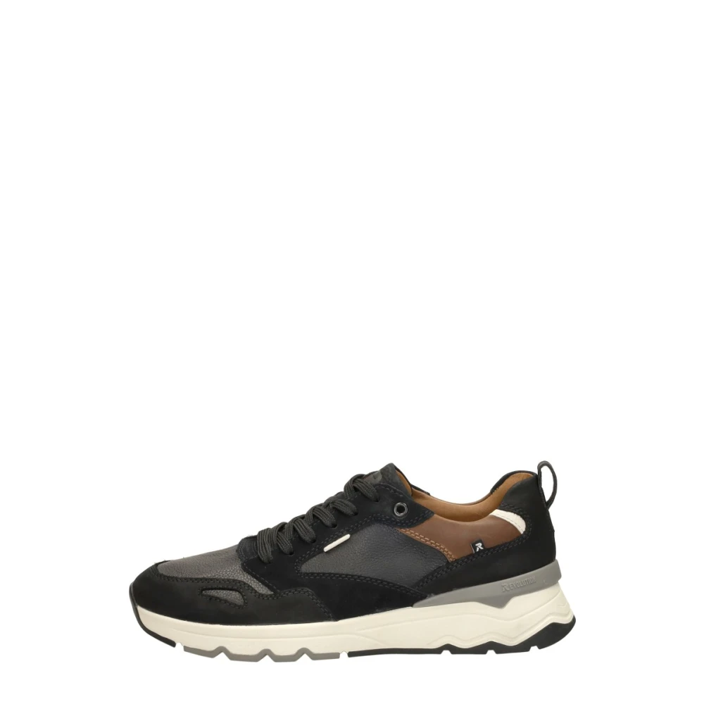 Rieker Sneakers Laag Heren Schoenen Zwart