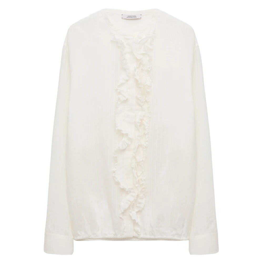 Dorothee schumacher Gestreepte Blouse voor een Coole Look White Dames