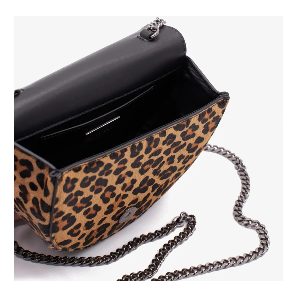 Alma en Pena Maan Clutch Tas Brown Dames