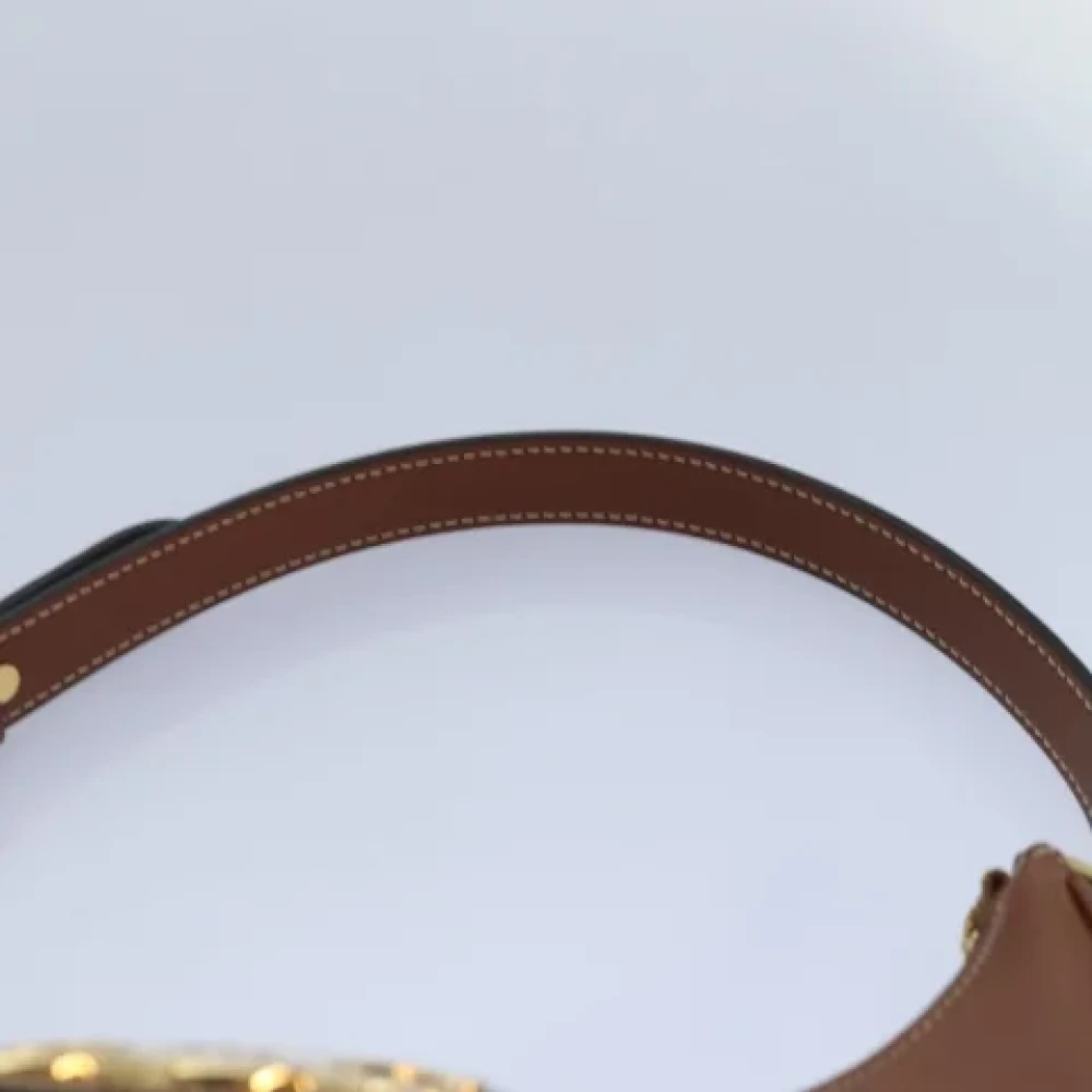 Celine Vintage Pre-owned Leather shoulder-bags Brown Dames