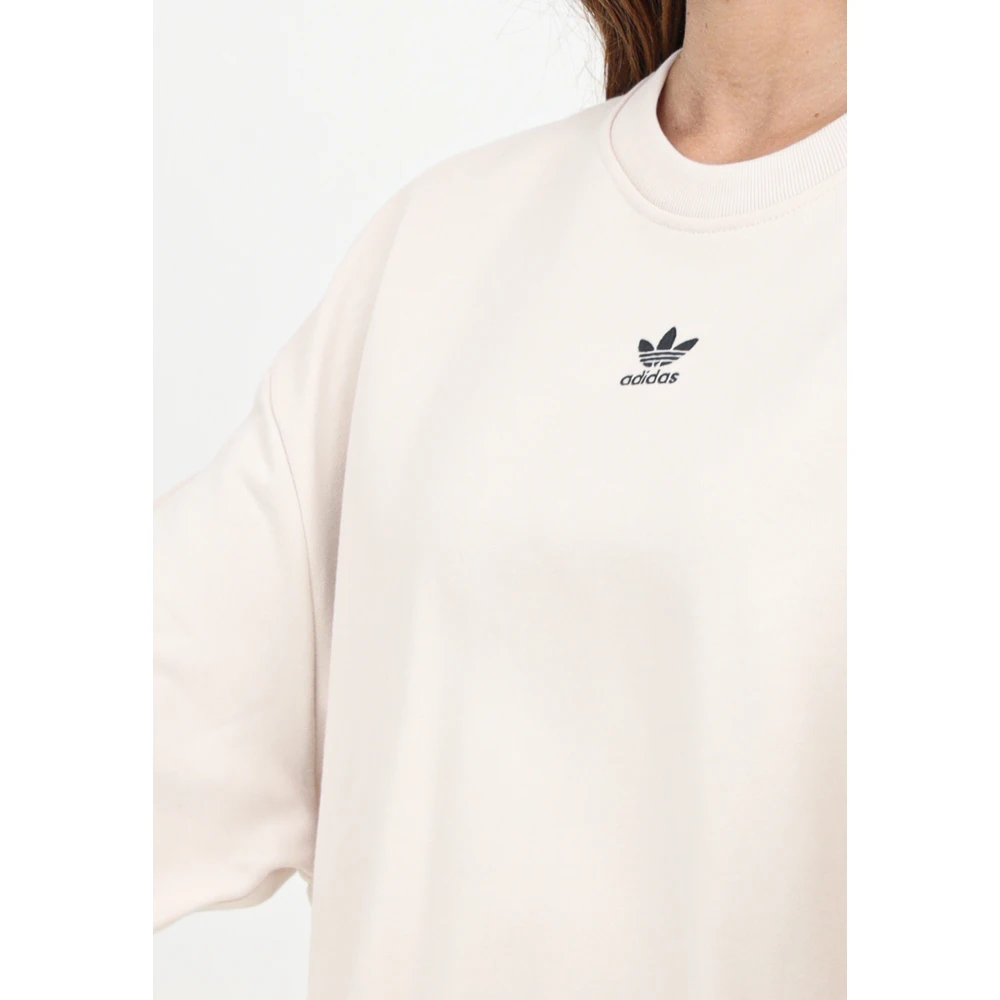 adidas Originals Essentials Oversized Beige Sweater Beige Dames
