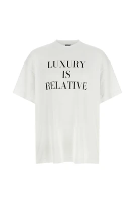 Vit Crew Neck Text Print Top