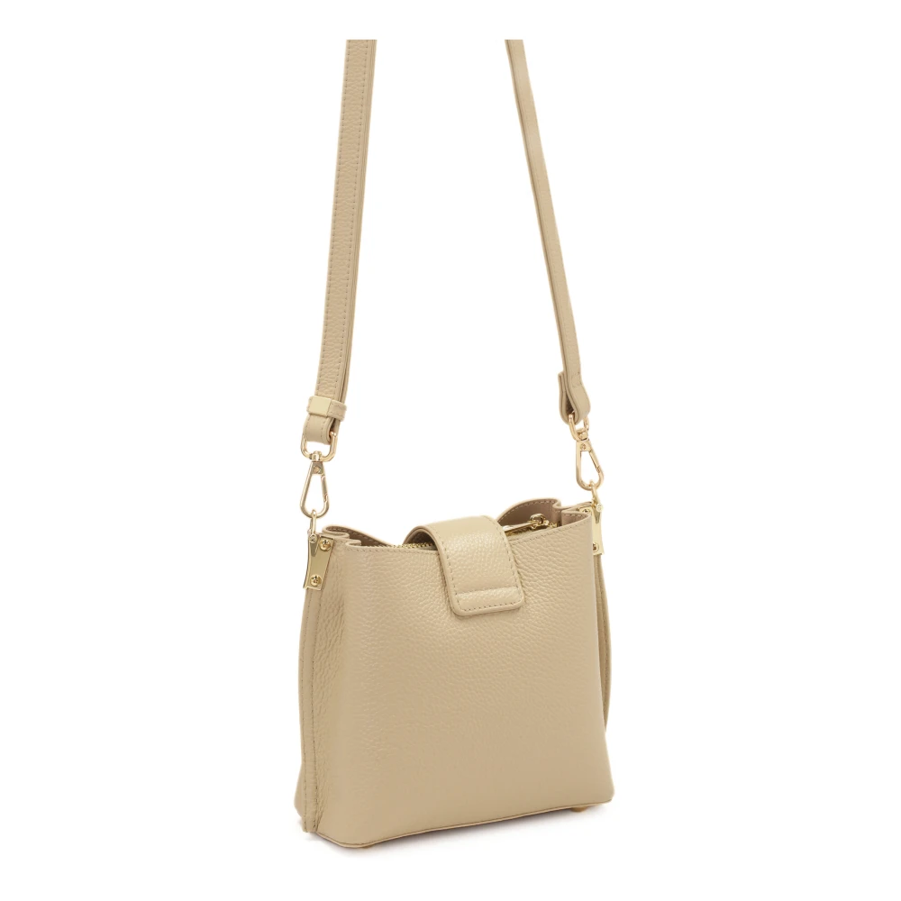 Kazar Compacte leren handtas Beige Dames