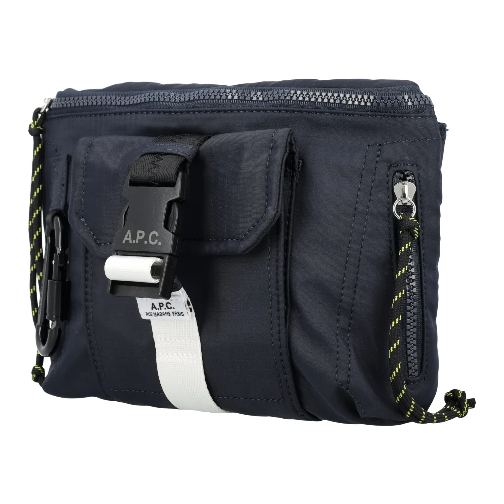A.p.c. Donker Marineblauwe Banane Trek Schoudertas Blue Heren