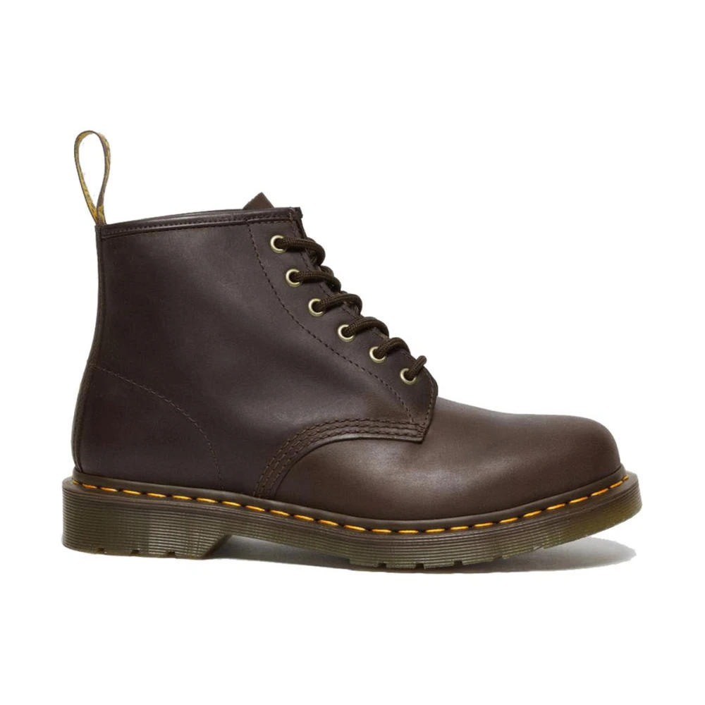 Dr. Martens Mörkbrun Crazy Horse Stil 101 Brown, Herr