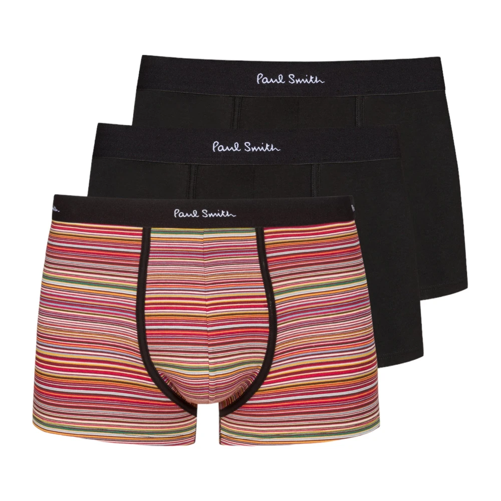 Paul Smith , Underpants, Male, Multicolor, L, Branded Boxers 3 Pack