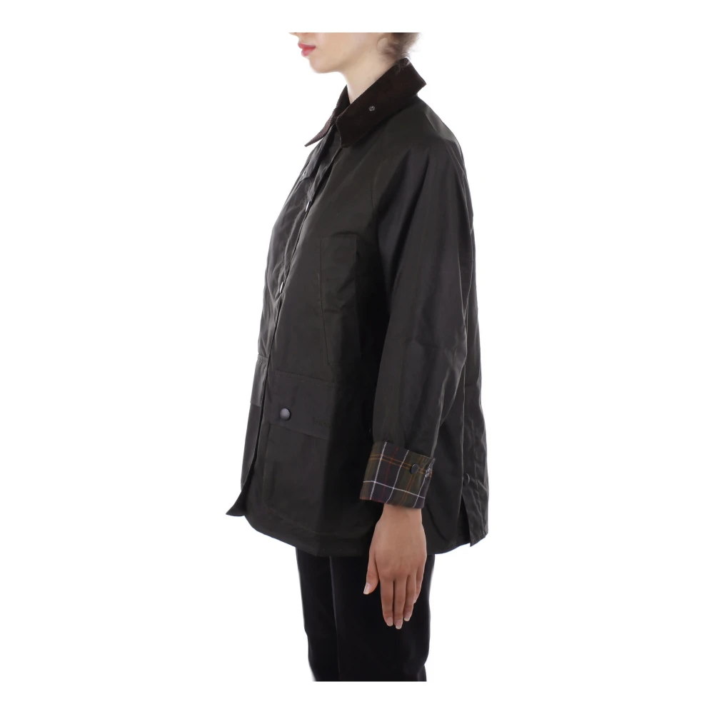 Barbour Stijlvolle Jassen met Voorlogo Green Dames