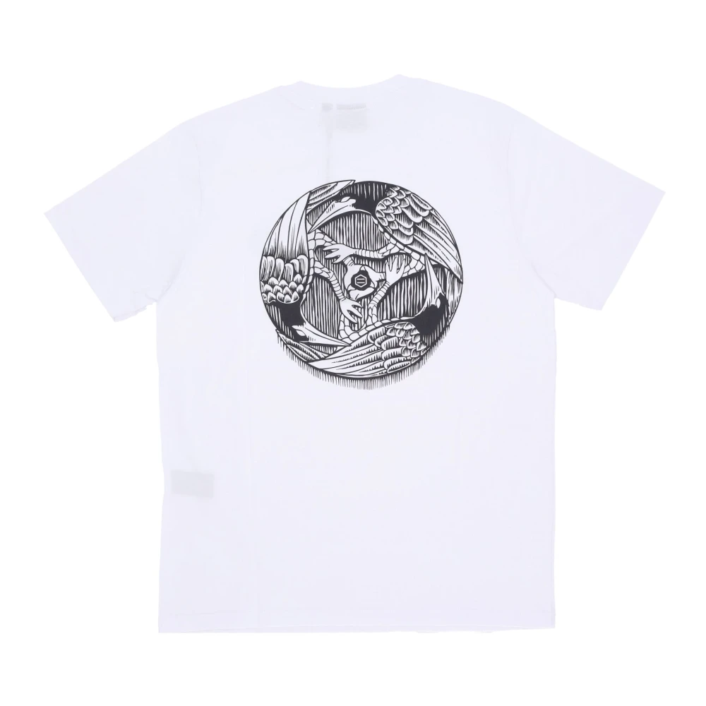 Dolly Noire Ravens Tee Wit Korte Mouw T-shirt White Heren