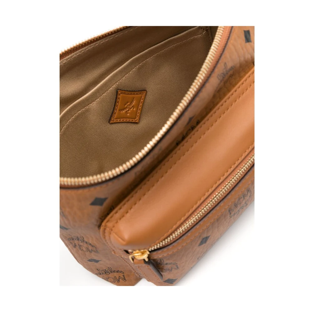 MCM Cognac Brown Bum Bag Brown Heren