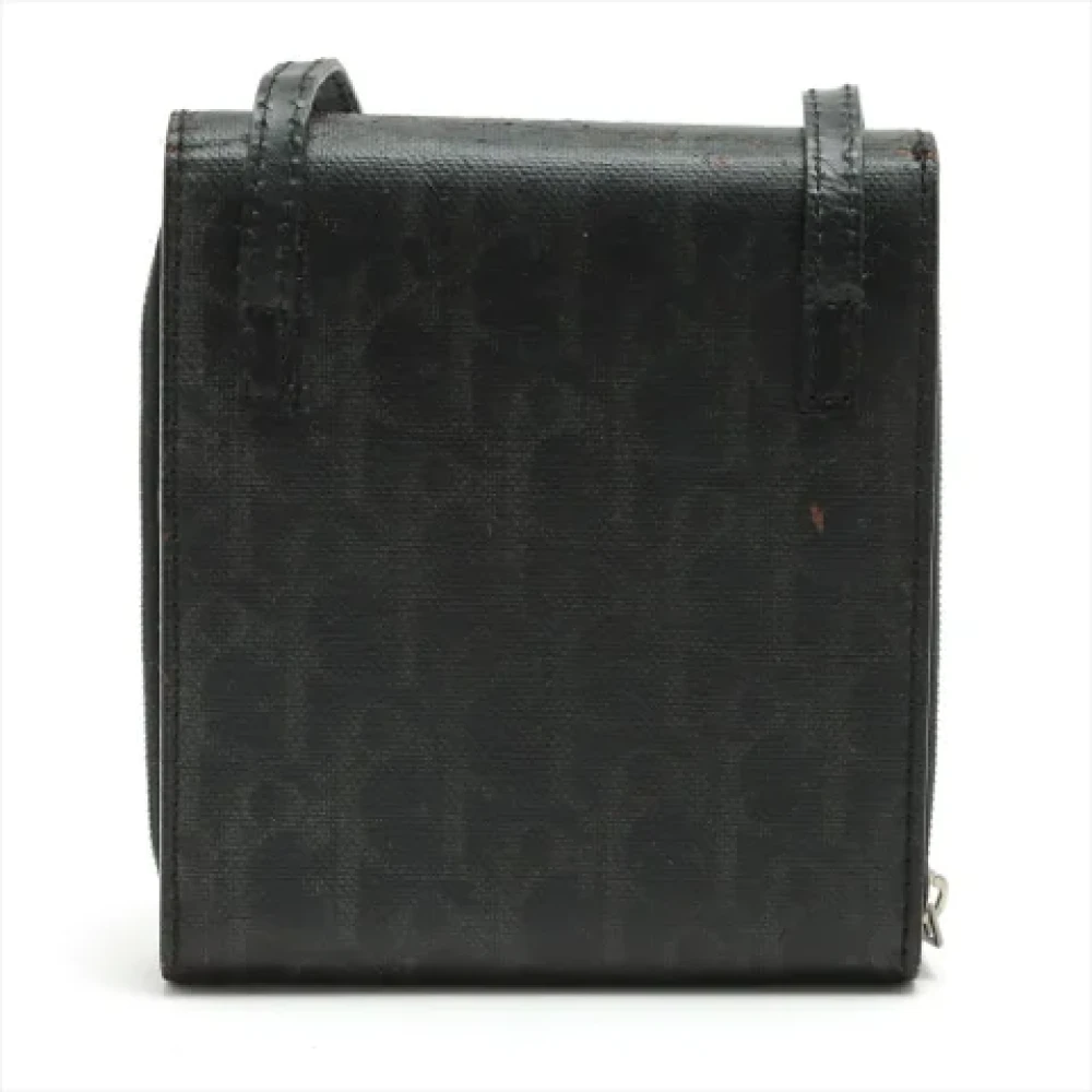 Dior Vintage Pre-owned Leather shoulder-bags Black Heren