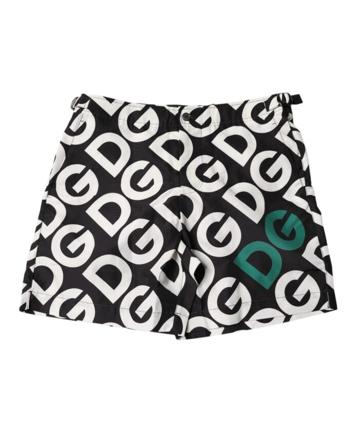 zwart-wit-logo-strandkleding-shorts-zwemkleding