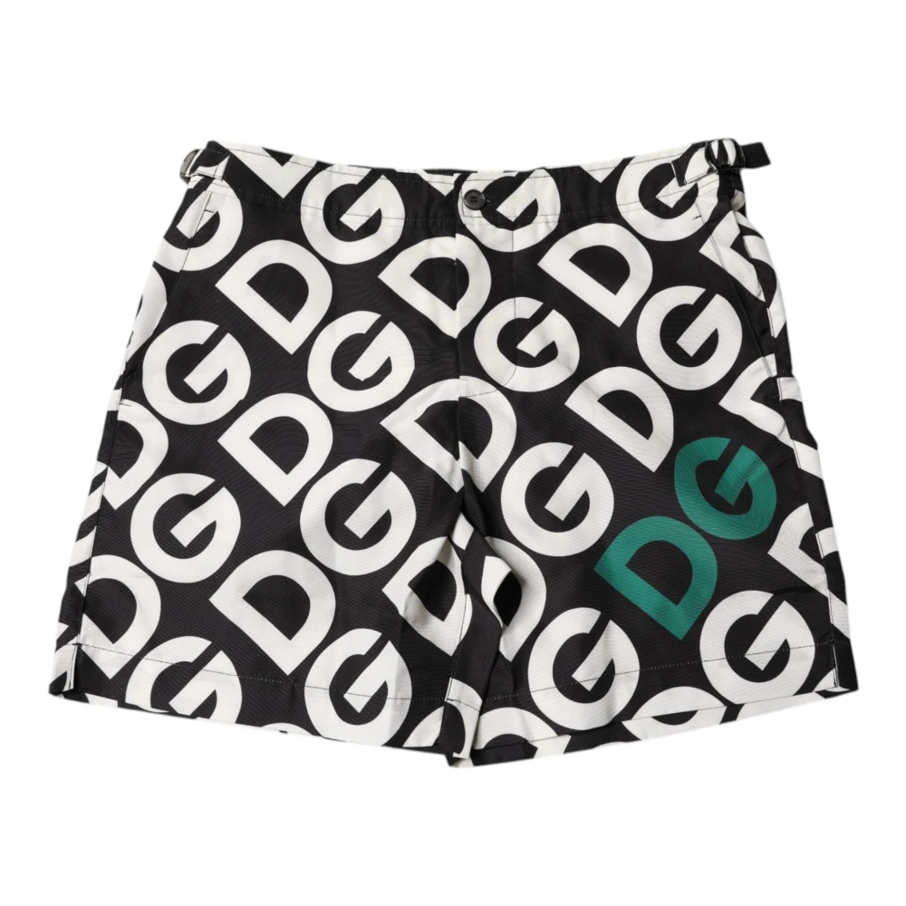 Dolce & Gabbana Men's Logo Beachwear Shorts