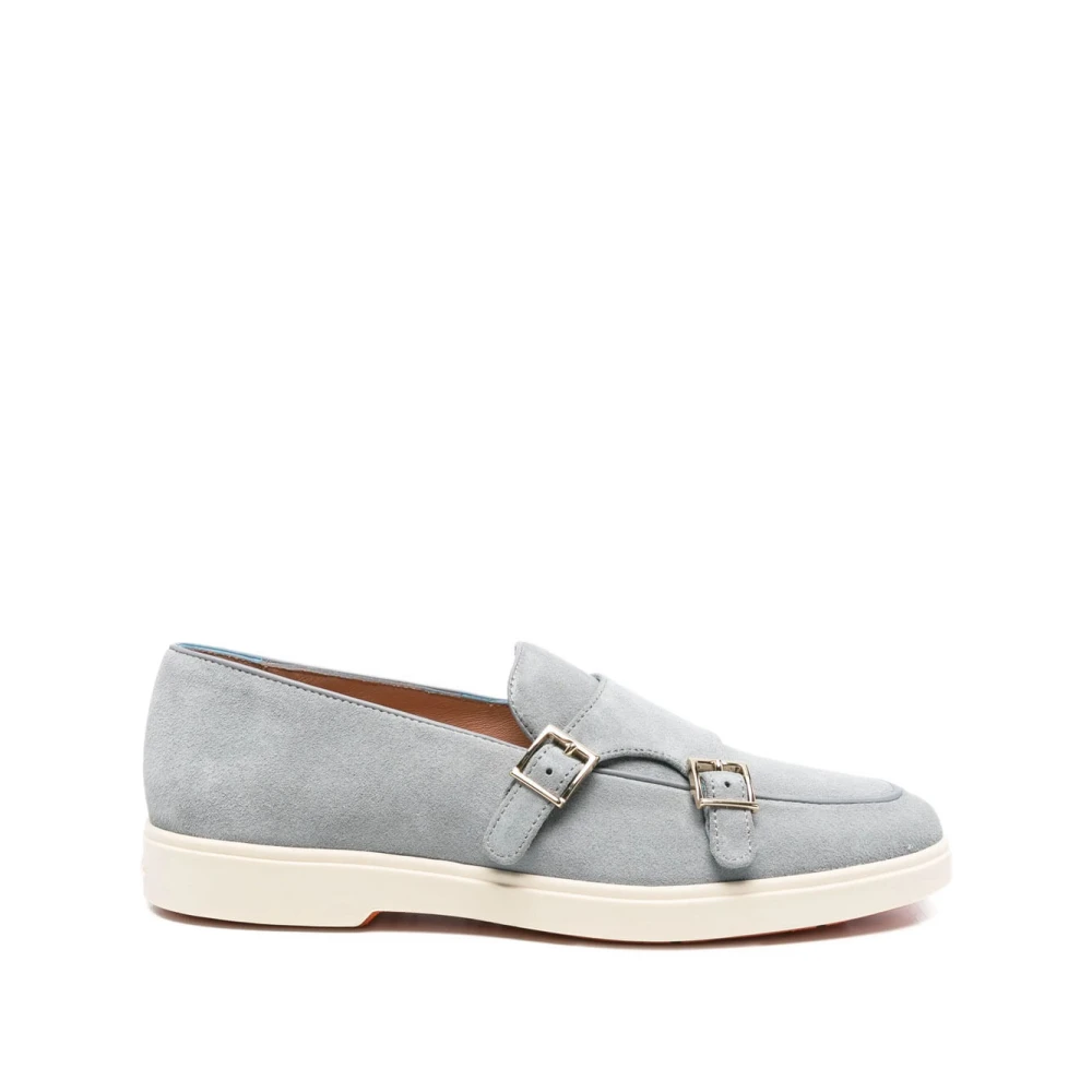 Santoni Women's Blue Stylish Loafers For Men - Loafers - 7 Uk - Shoes