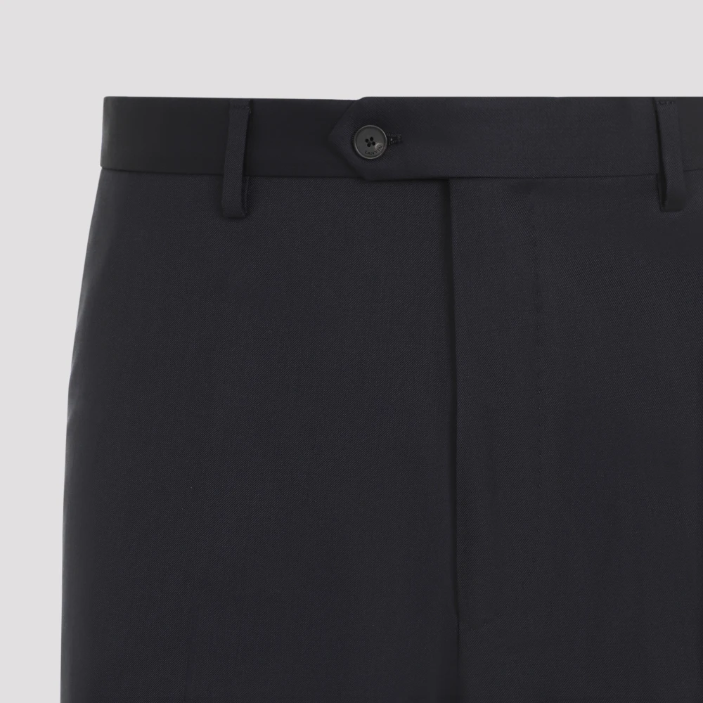 Lanvin Blauwe Broek voor Mannen Aw24 Blue Heren