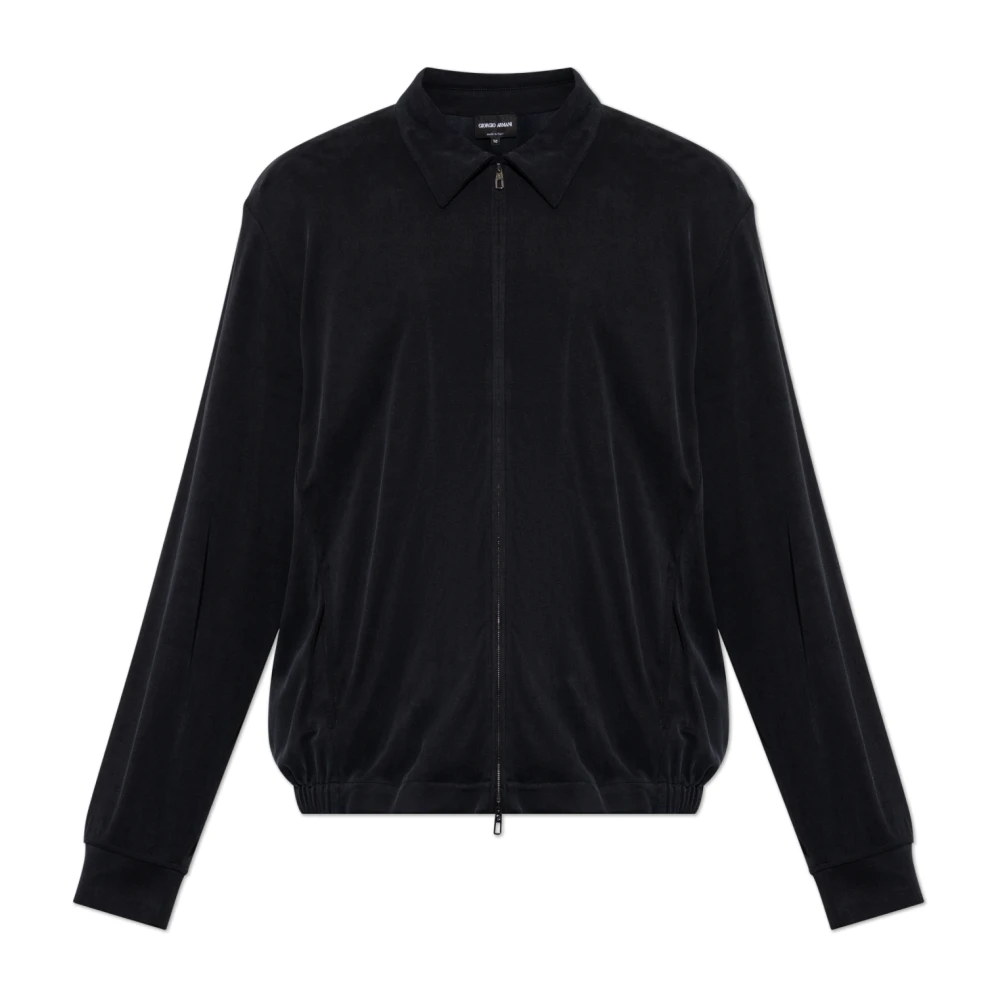 Giorgio Armani Mannelijk Zwart Jassen Heren, L, Turtleneck Jacket