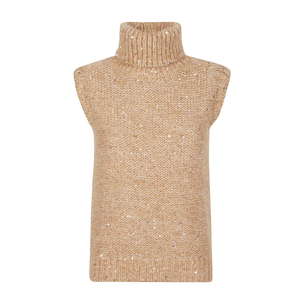 Eleventy Donna Marrone Maglie, M, New,