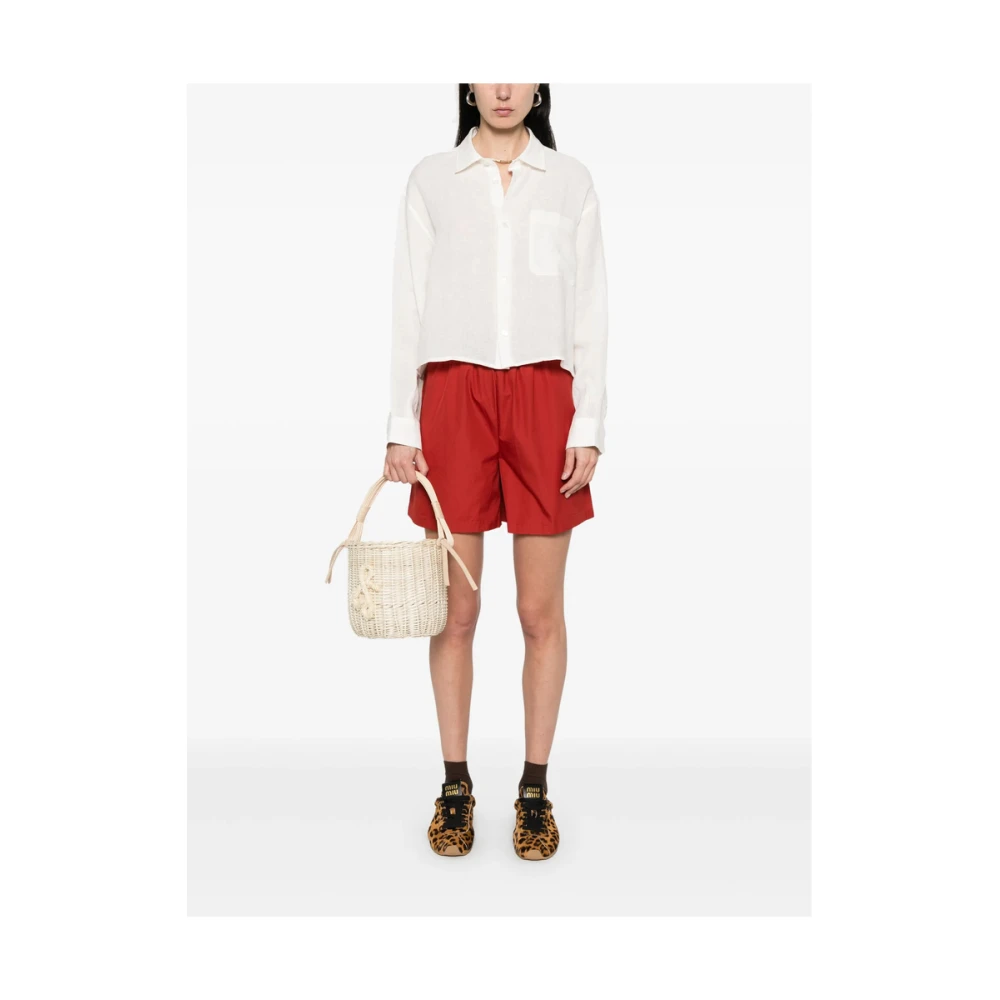 A.p.c. Witte Overhemd Lange Mouwen White Dames
