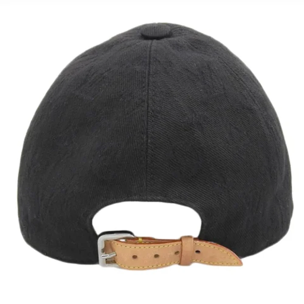 Louis Vuitton Vintage Pre-owned Cotton hats Black Heren