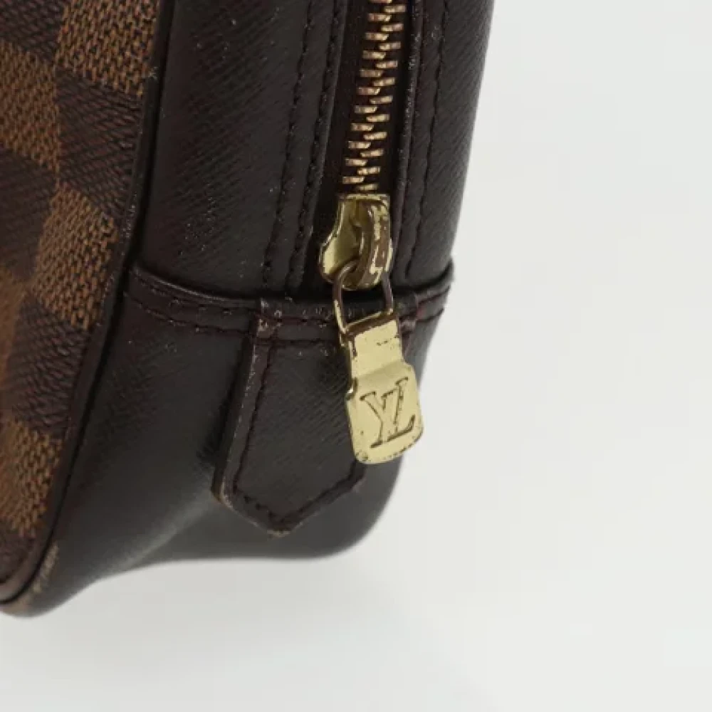 Louis Vuitton Vintage Pre-owned Canvas clutches Brown Dames