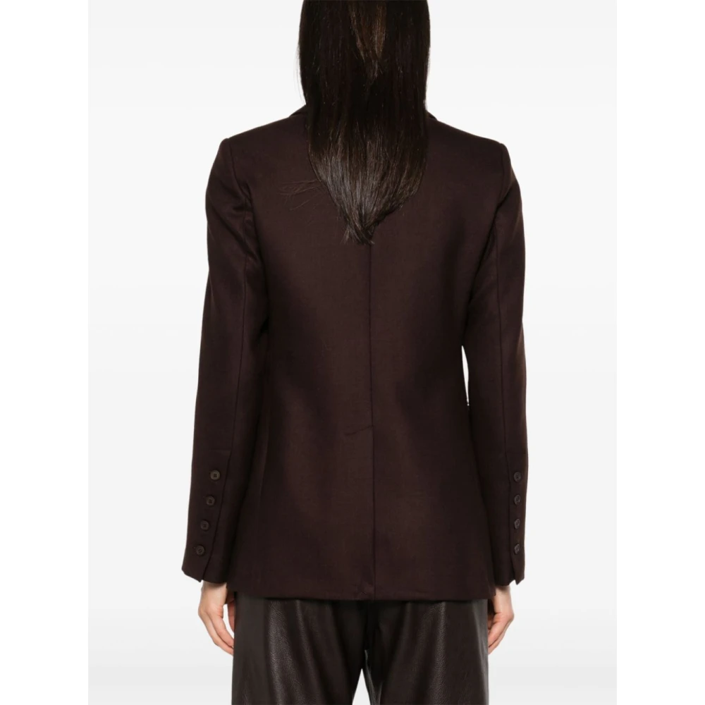 Semicouture Wood Valeria Stijlvolle Modieuze Jurk Brown Dames