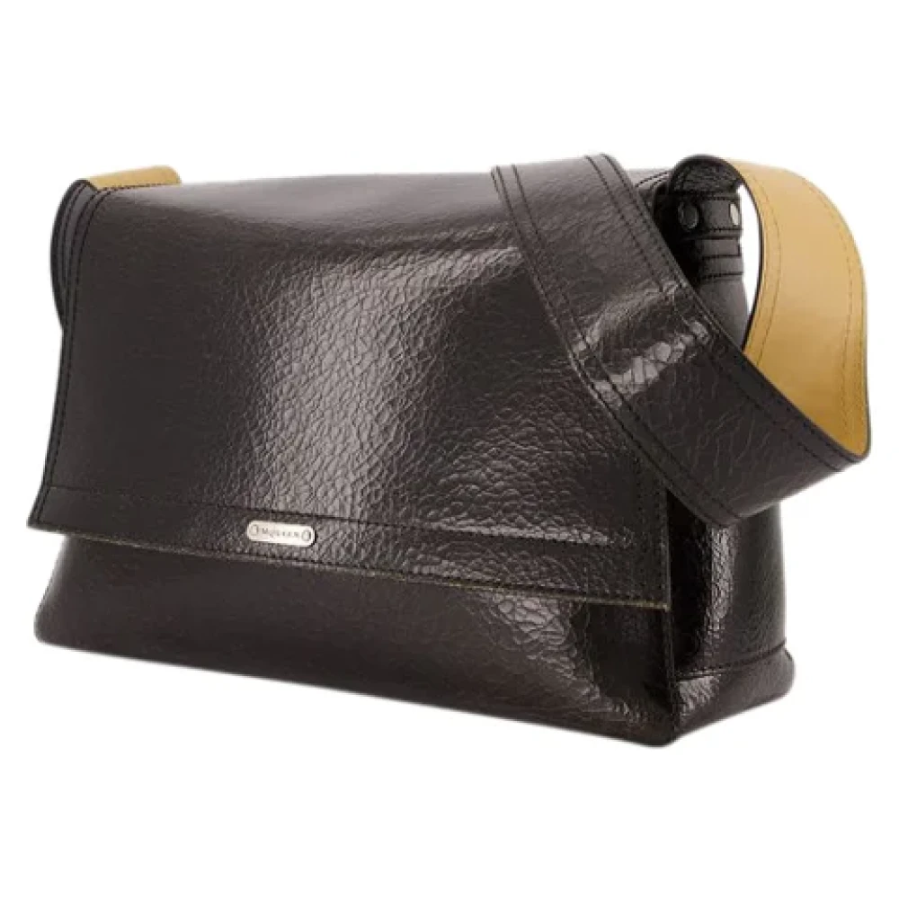 alexander mcqueen Leather shoulder-bags Black Dames