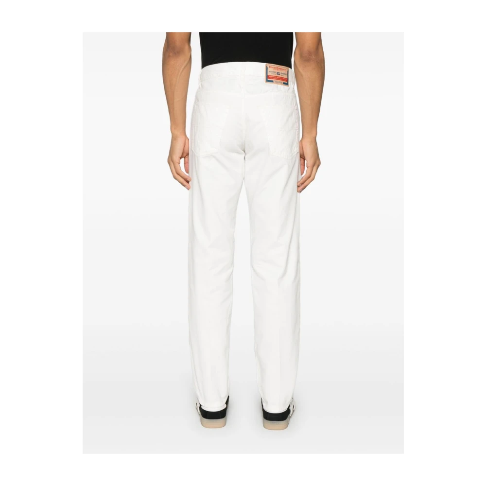 Diesel Crème Broek Modern Elegant Statement White Heren