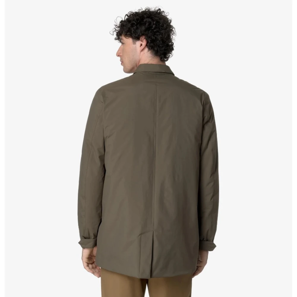 K-way Bruine Waterdichte Winterjas Brown Heren