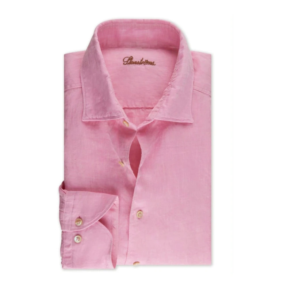 Stenströms Stenstroms shirt fitted body Pink Heren