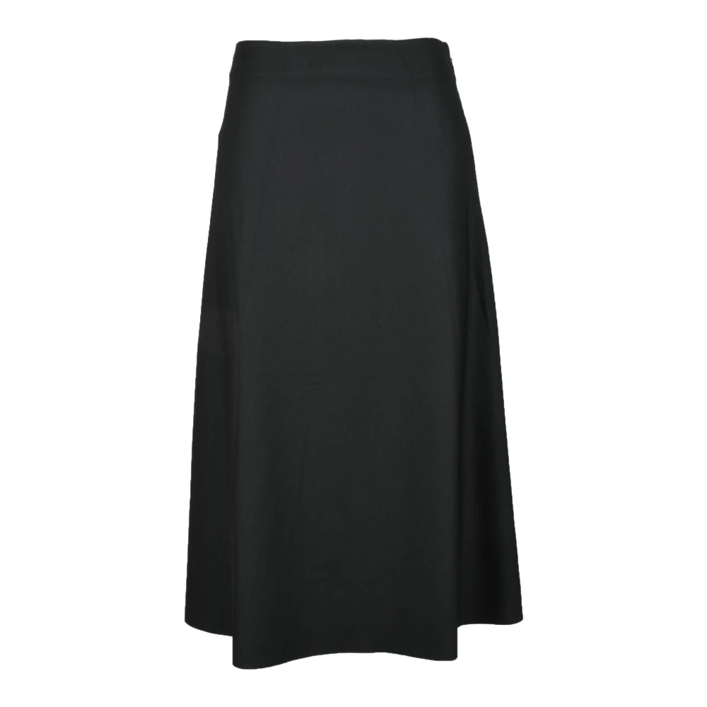Balenciaga Elegante Rekbare Gonna Rok Black Dames