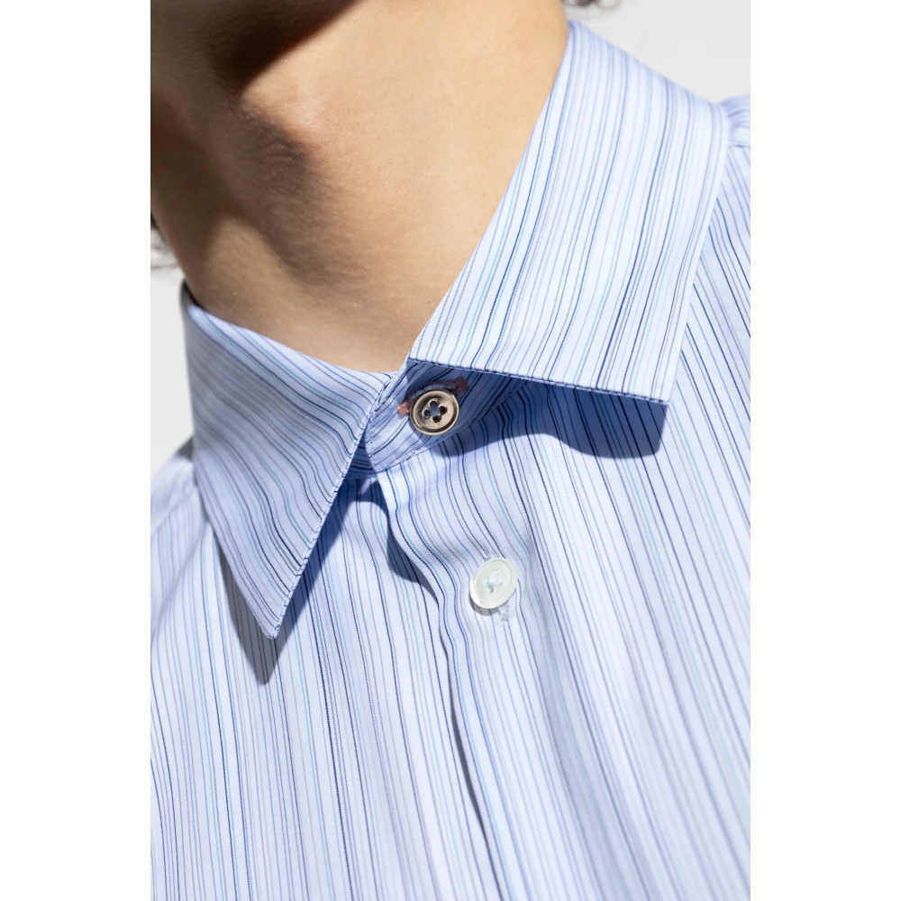 Paul Smith Overhemd met streepmotief Blue Heren