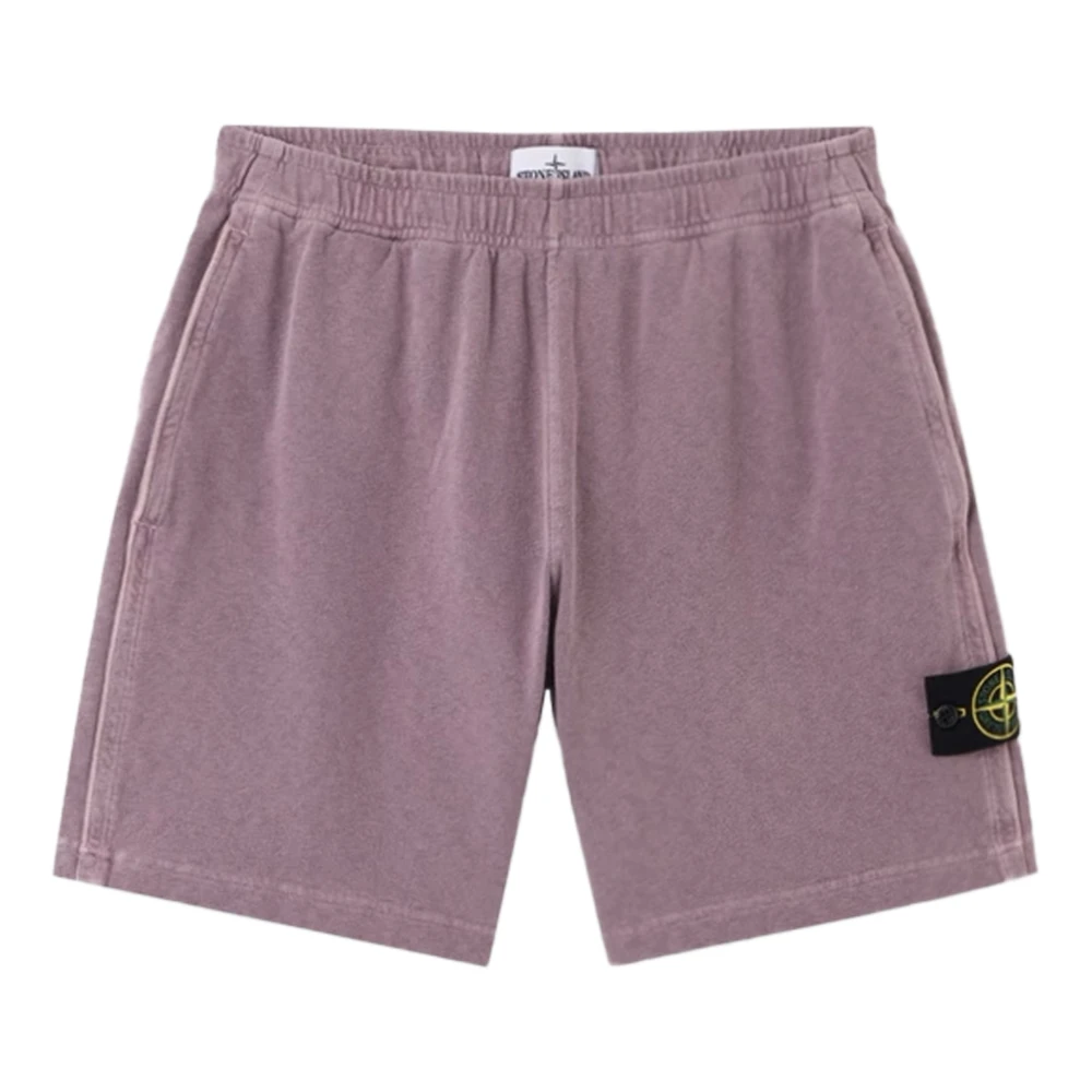 Stone Island Purple Shorts - Male - Casual Shorts - L - Shorts