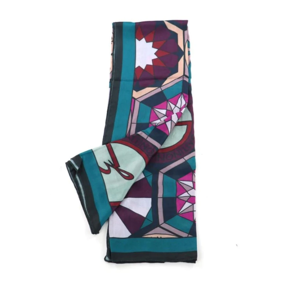 Gattinoni Stijlvolle Donna Pashima Polyester Sjaal Multicolor Dames