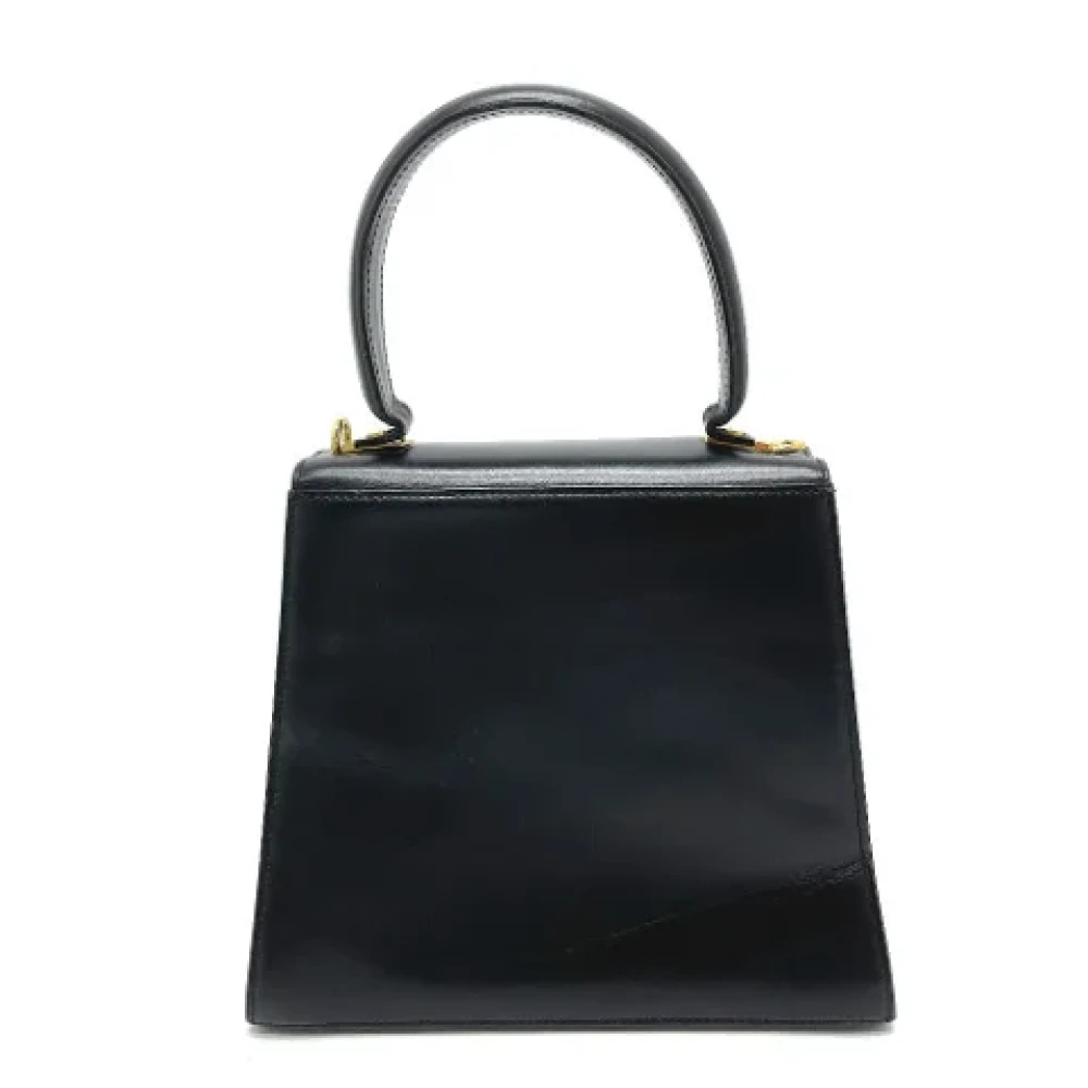 Salvatore Ferragamo Pre-owned Leather handbags Black Dames