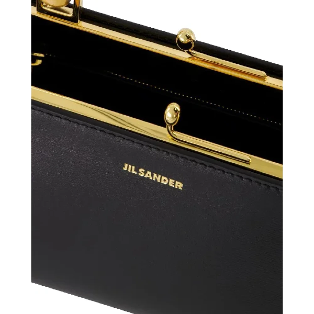 Jil Sander Leather handbags Black Dames