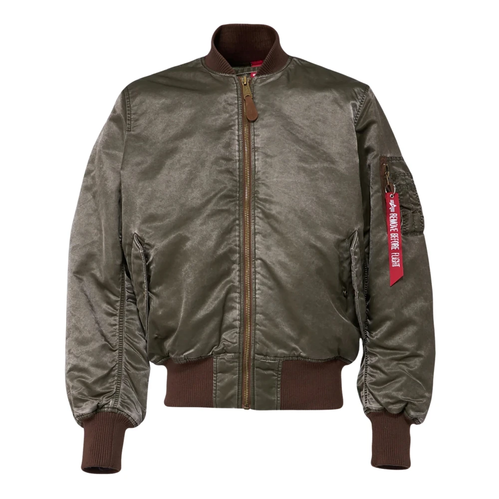 Alpha industries Vintage Mud Olive Bomber Jas Green Heren