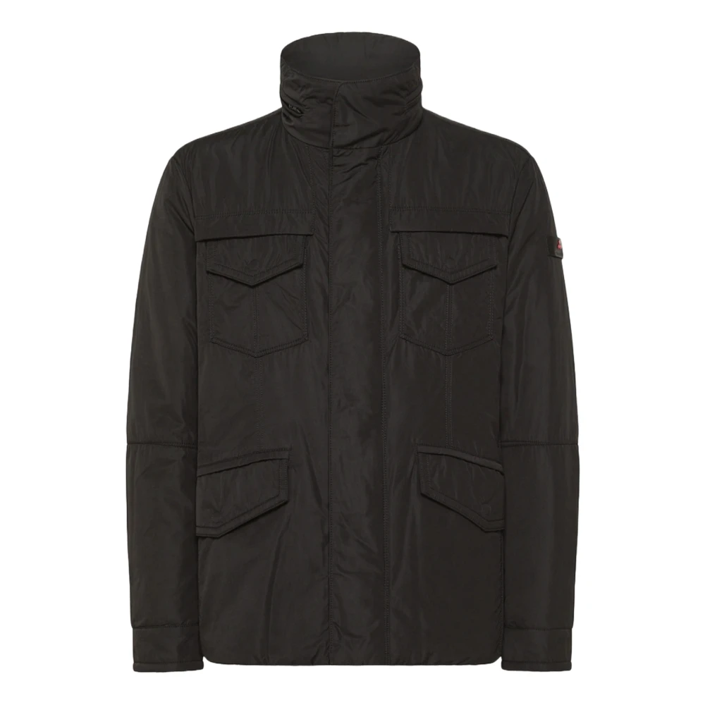 Peuterey Zwarte Technische Field Jacket Black Heren
