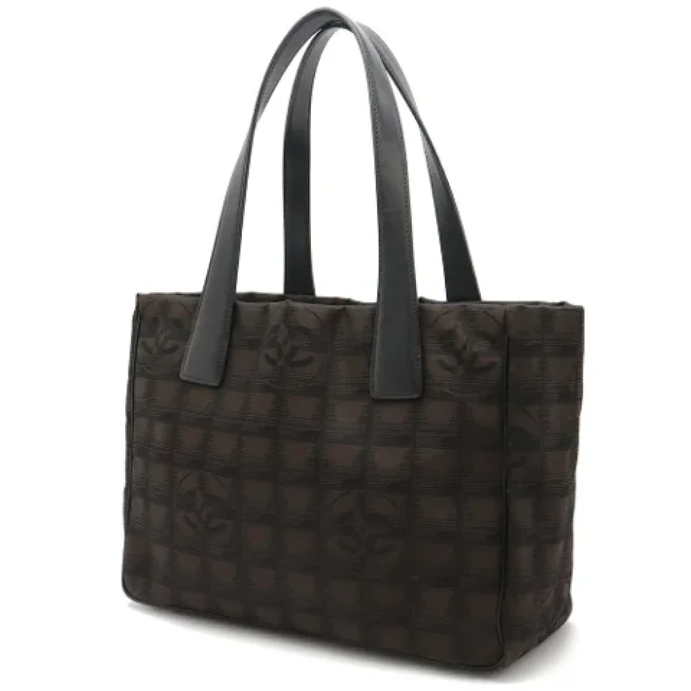 Chanel Vintage Pre-owned Fabric chanel-bags Brown Dames