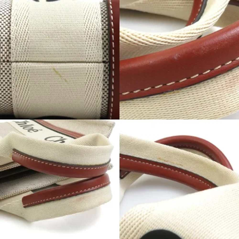 Chloé Pre-owned Canvas handbags Beige Dames