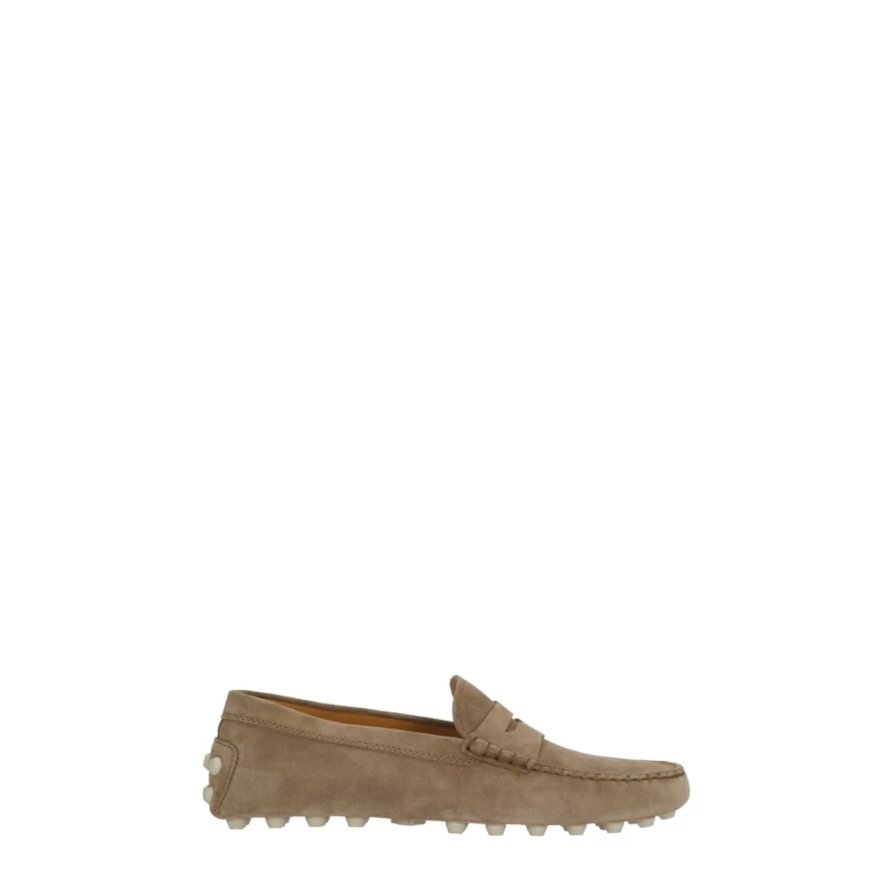 Tod's Women's Brown Loafers, 6 Uk, Suede Loafers
