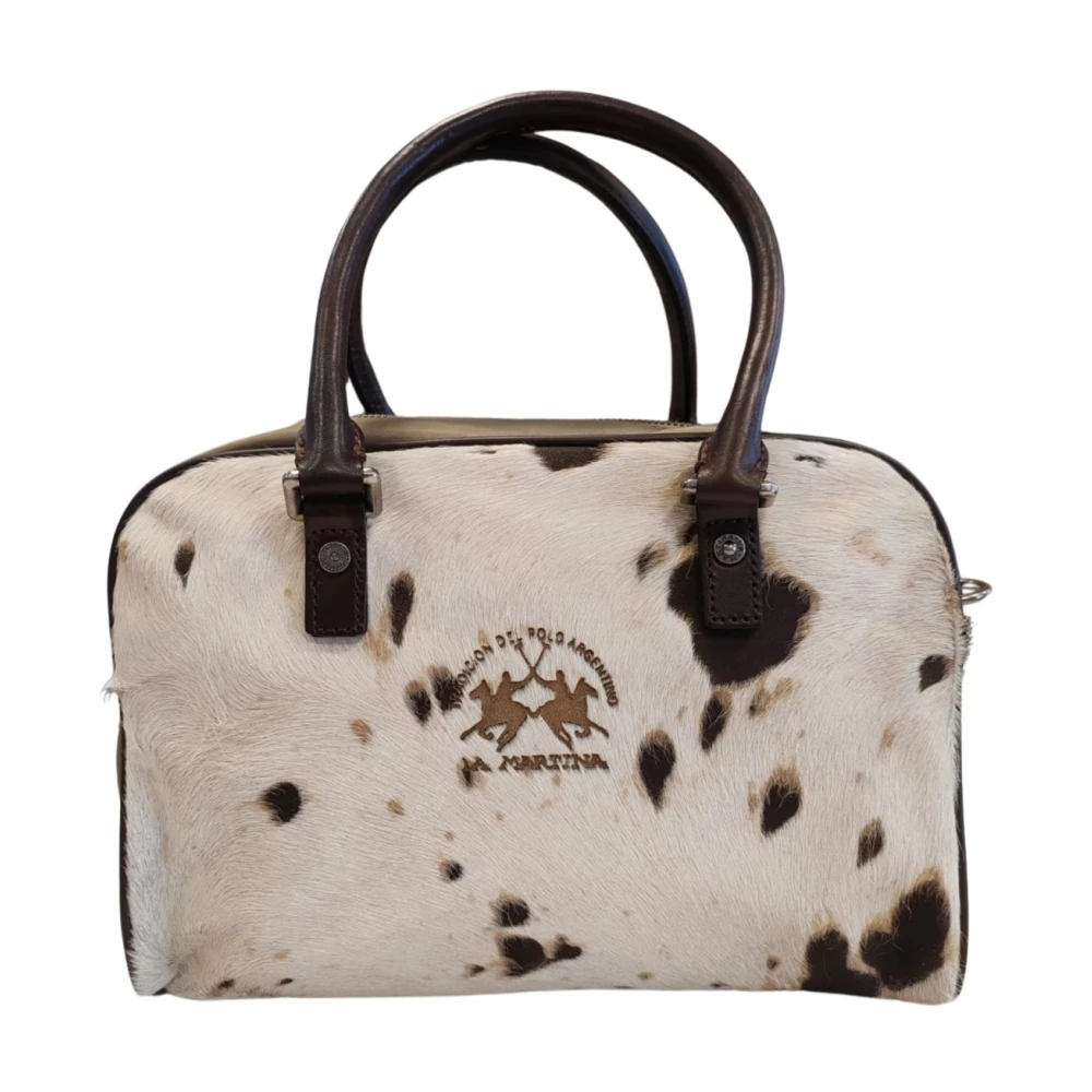 La Martina Donna Grigio Borsa Bauletto Rivadavia - Immagine 2