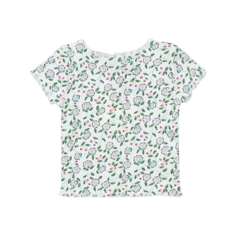 The New Society Nicolette Baby Tee Jasmin Blommor Tryck Multicolor, Flicka